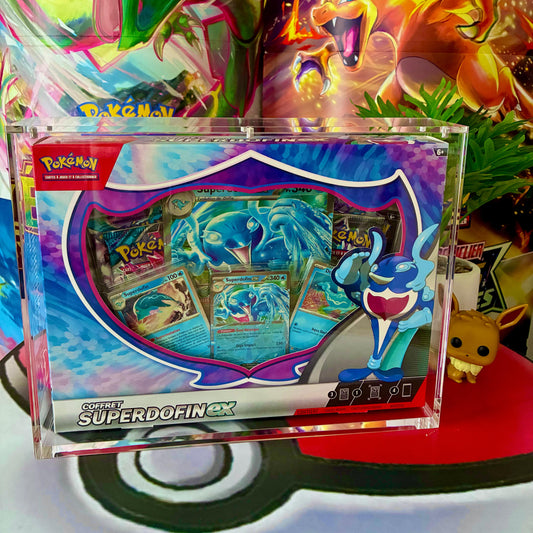 Protection acrylique Demonshield pour coffret Pokémon, ultra-claire et premium