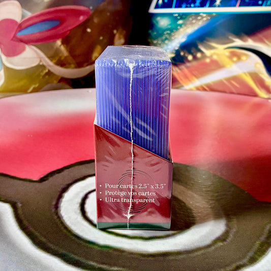 Pack de 25 toploaders premium Demonshield ultra transparents pour cartes Pokémon, format 3x4 Prokases / Phoenix Shield