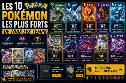 Les 10 Pokémon les plus forts de tous les temps