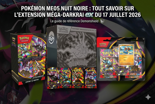 Pokémon ME05 Nuit Noire : tout savoir sur l’extension Méga-Darkrai ex du 17 juillet 2026
