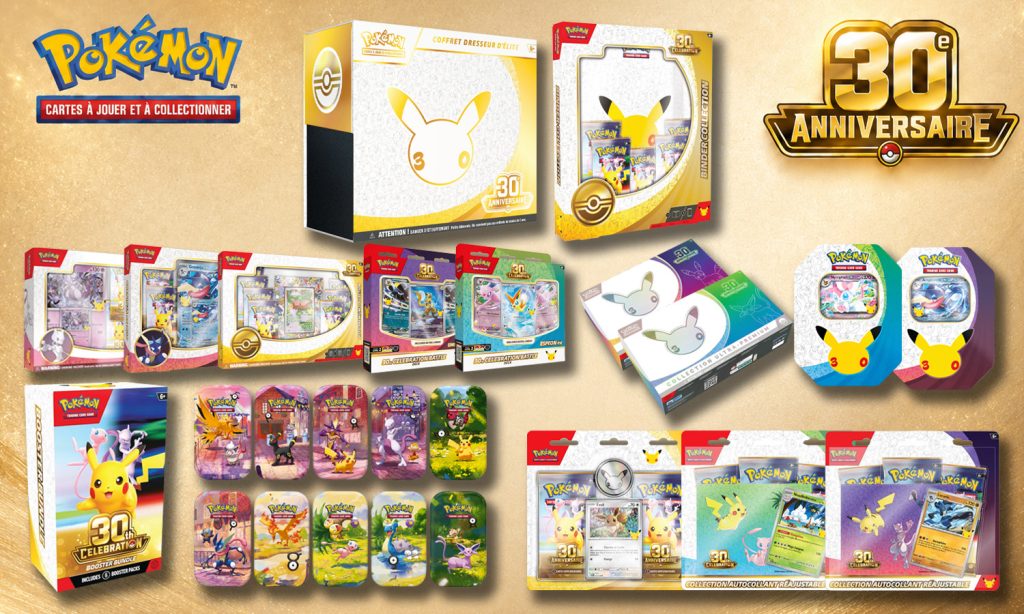 Pokémon 30ᵉ Anniversaire : le calendrier officiel des sorties (septembre–novembre 2026)