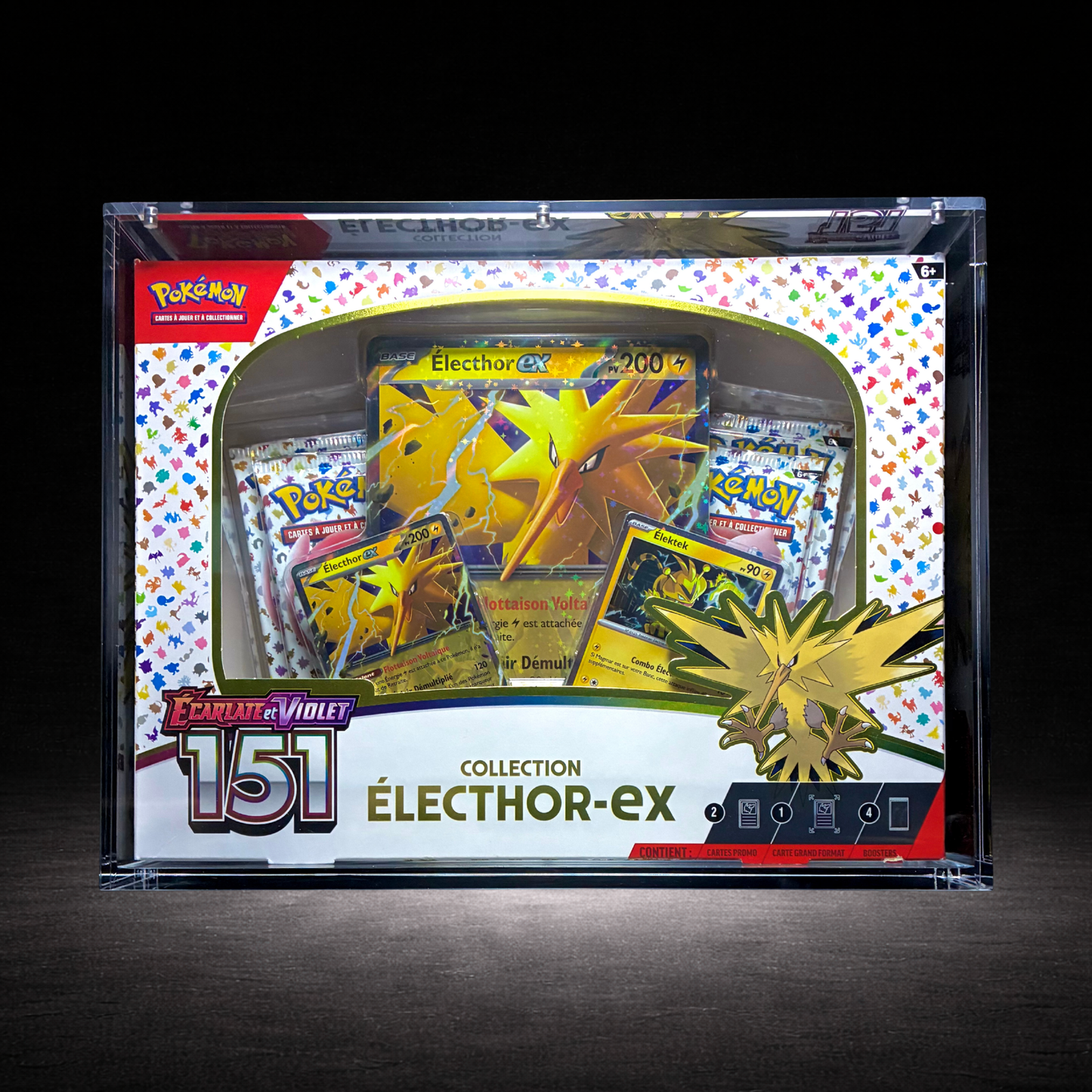 Coffret protection acrylique pokémon