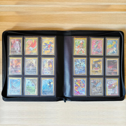 Classeur zip binder Toploaders pour cartes Pokémon 3x3 9 pockets 
