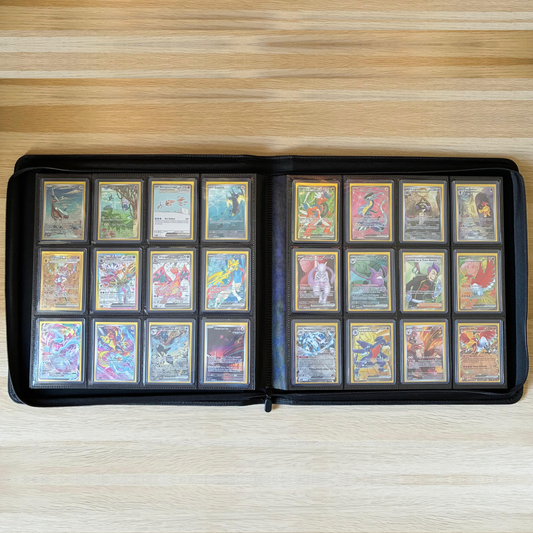 Classeur zip binder Toploaders pour cartes Pokémon 3x4 12 pockets 