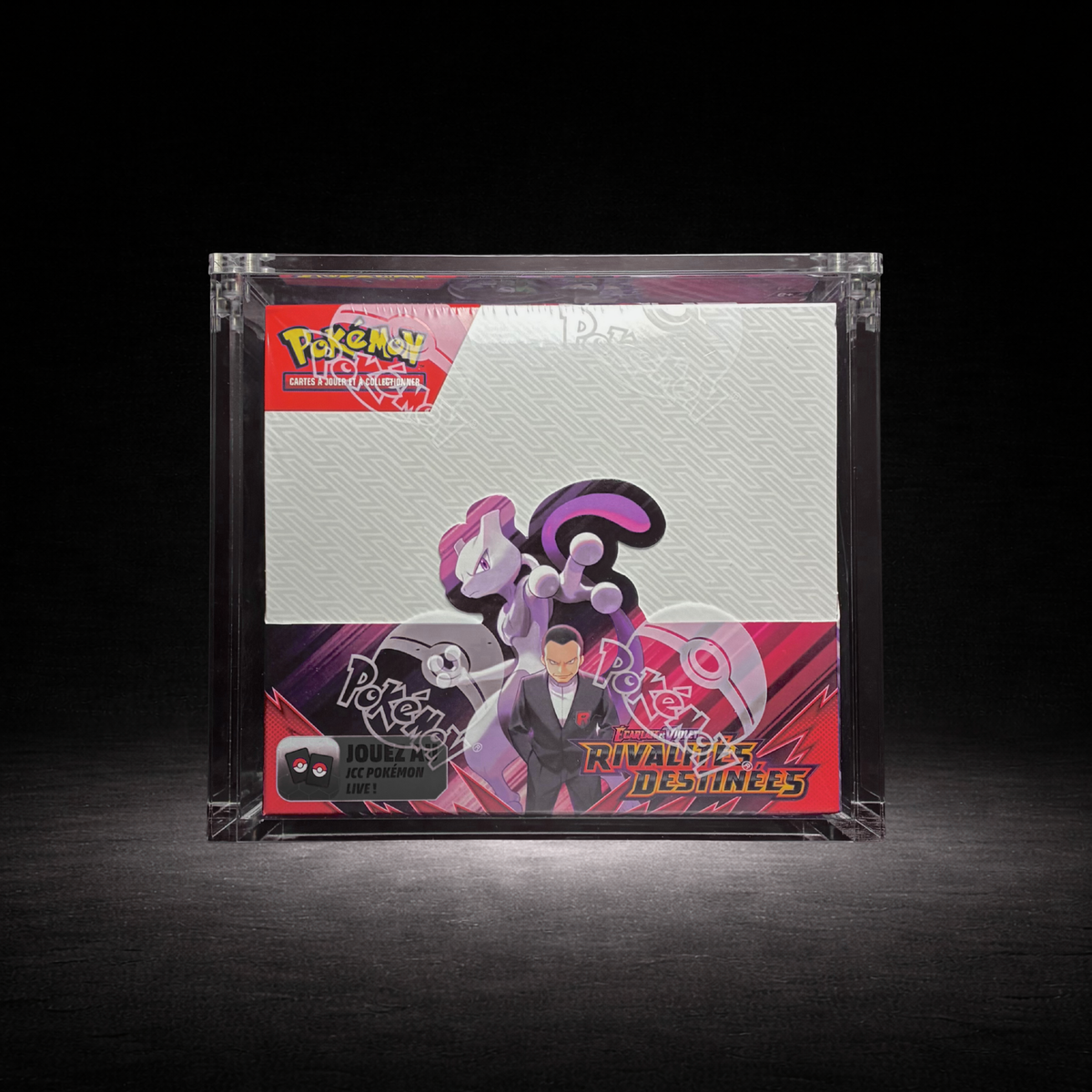 Protection acrylique display pokemon