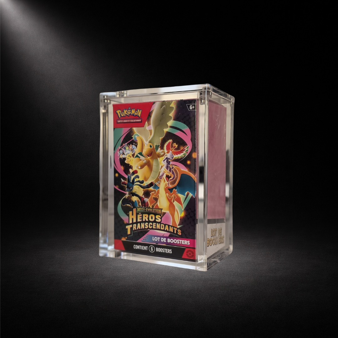 PROTECTION ACRYLIQUE POUR NOUVEAU BUNDLE POKÉMON (6 BOOSTERS)