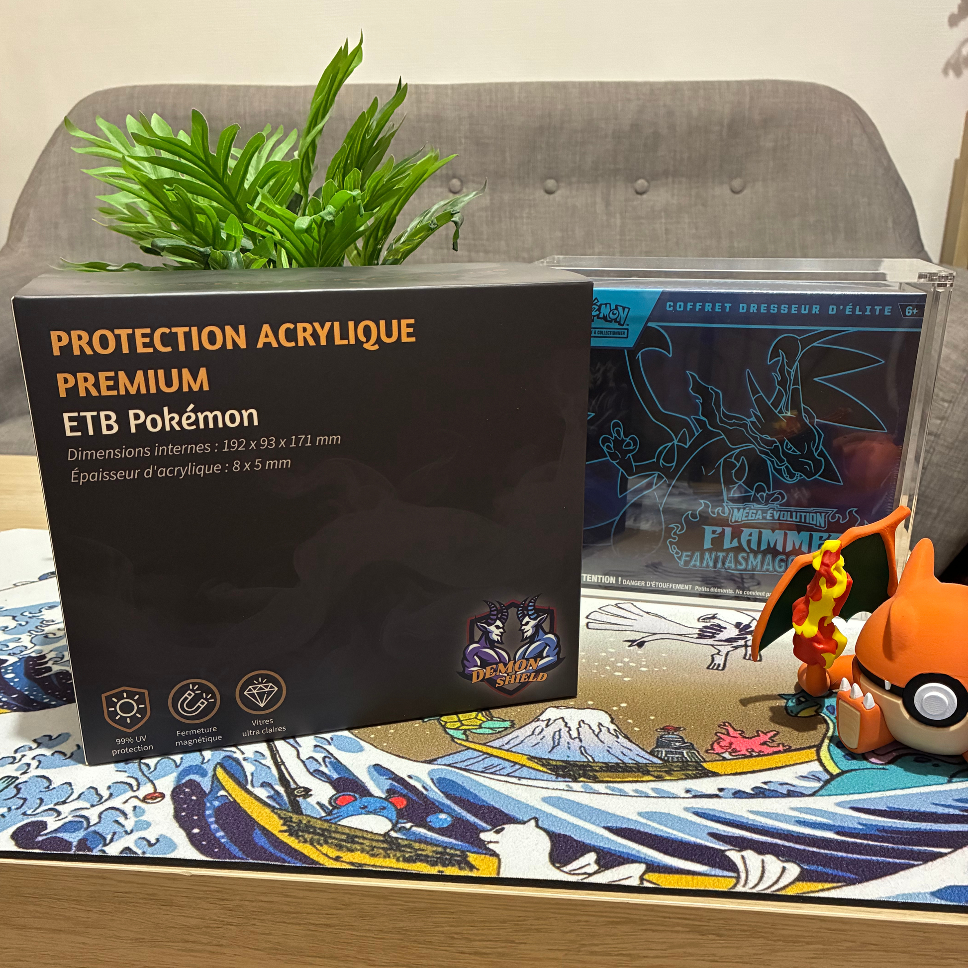 Protections acryliques pour ETB pokemon