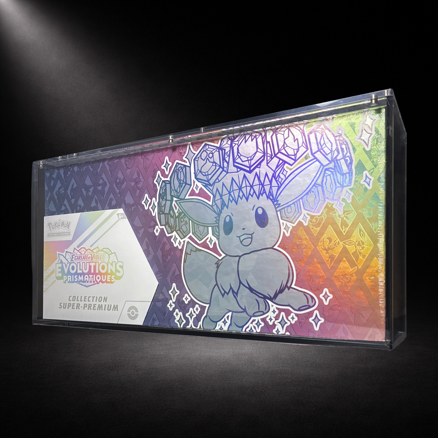 Protection acrylique SPC Evolutions Prismatiques EV8.5 pokemon