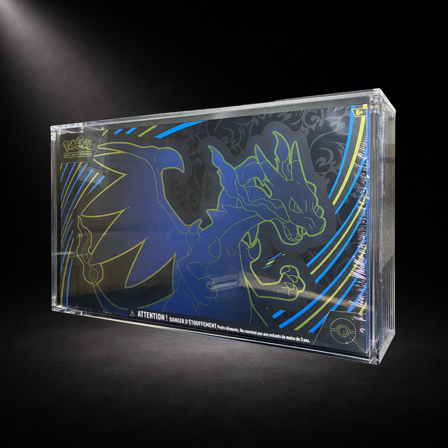 UPC Dracaufeu ME02 Protection Acrylique Pokémon côté