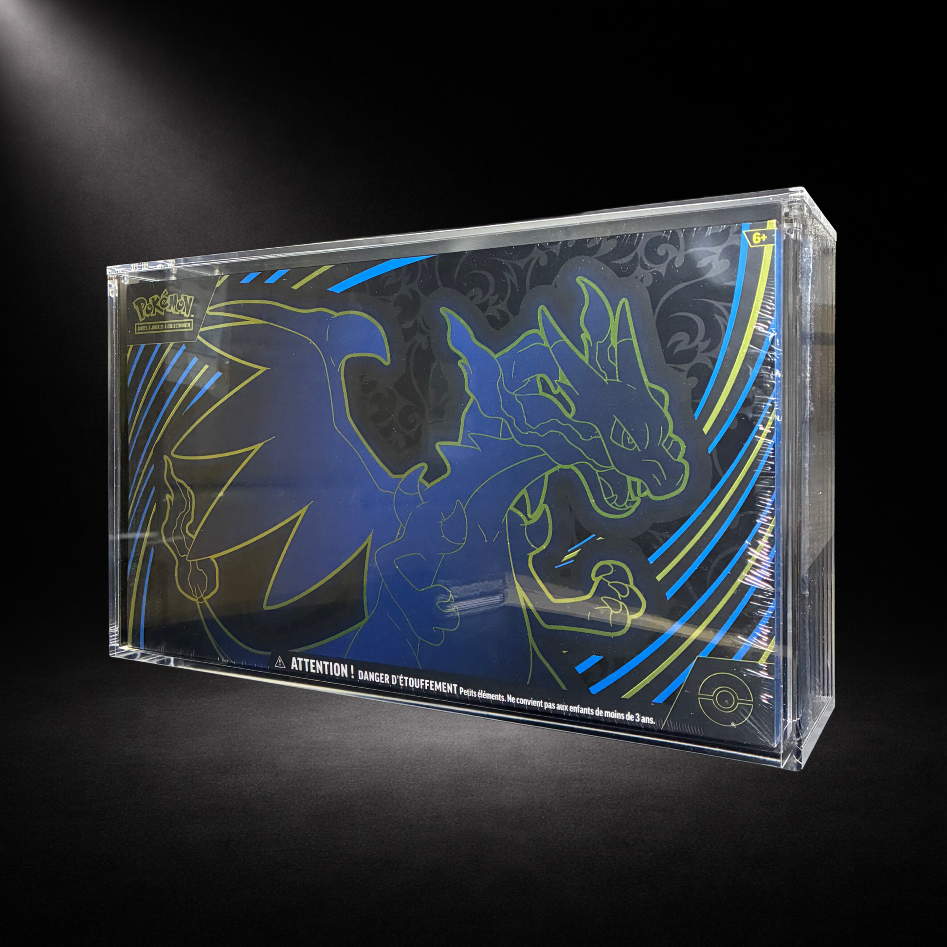 UPC Dracaufeu ME02 Protection Acrylique Pokémon côté