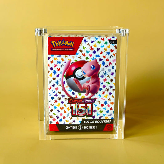 Protection acrylique Demonshield pour bundle Pokémon, ultra-claire et premium