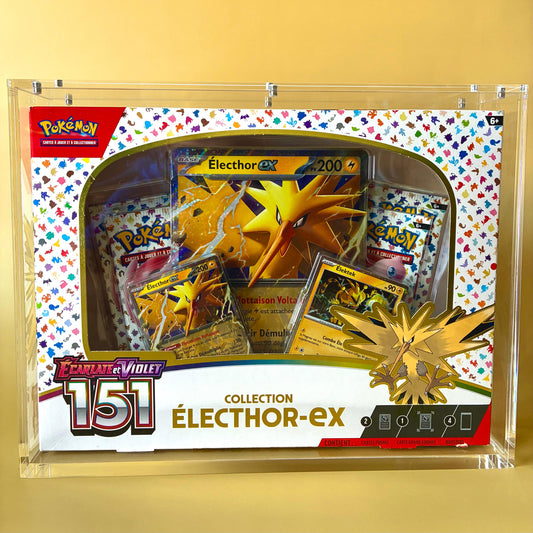 Protection acrylique Demonshield pour coffret Pokémon, ultra-claire et premium