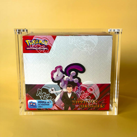 Protection acrylique Demonshield pour display Pokémon, ultra-claire et premium