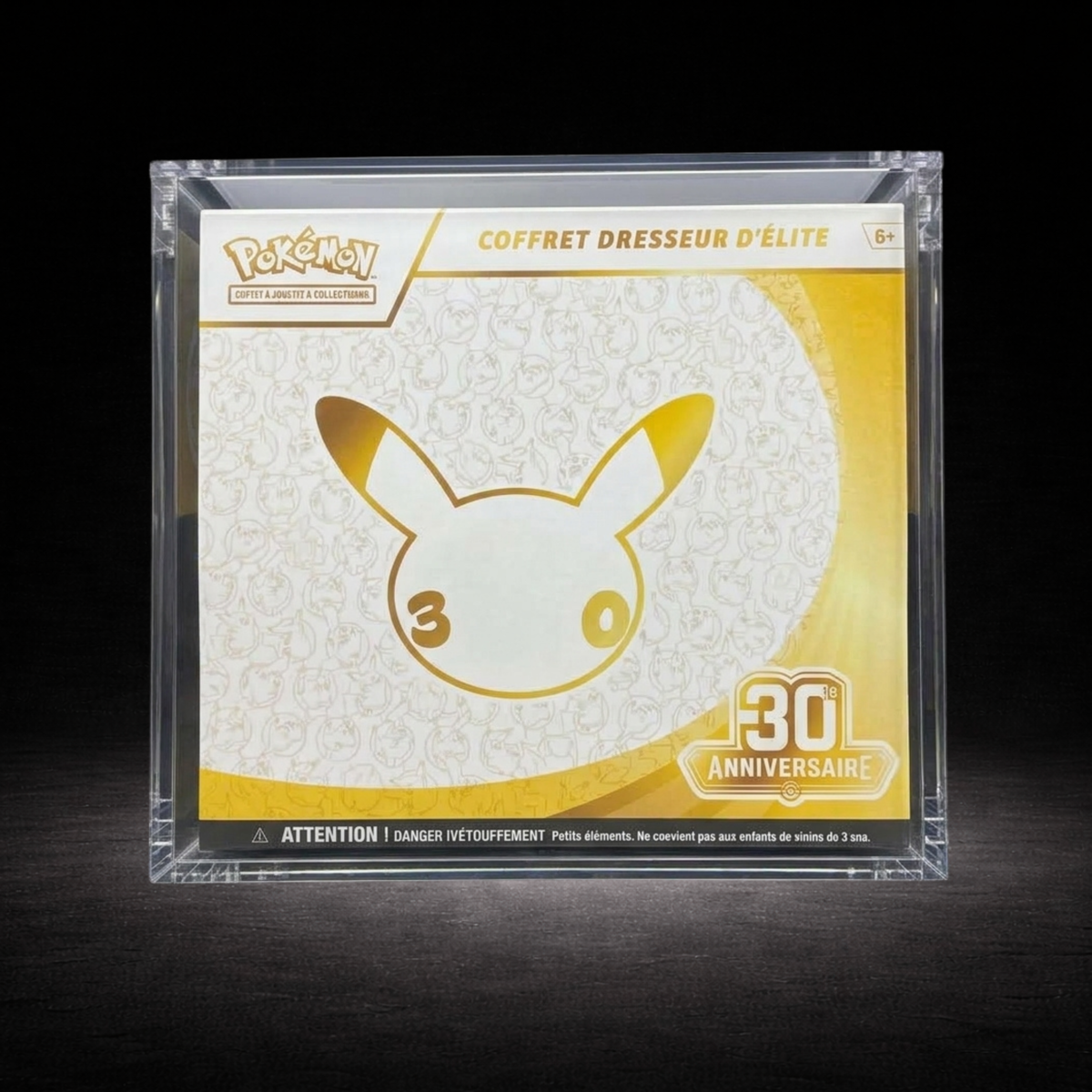 protection acrylique ETB 30 Pokemon